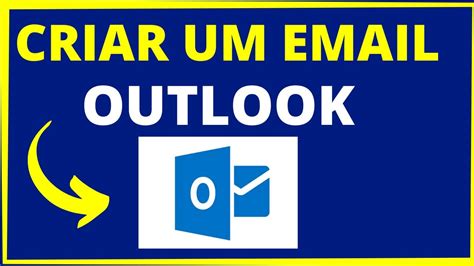 email outlook criar conta